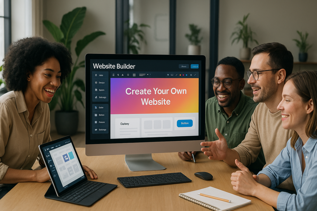 best website builder for small business​ illustration