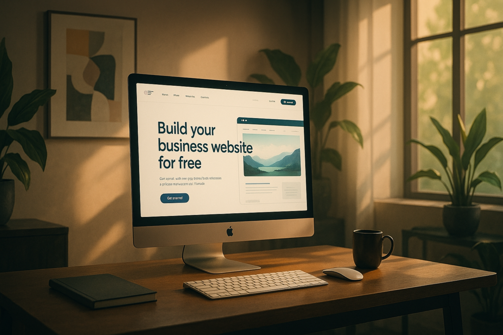 How to Create a Website for Your Business for Free illustration